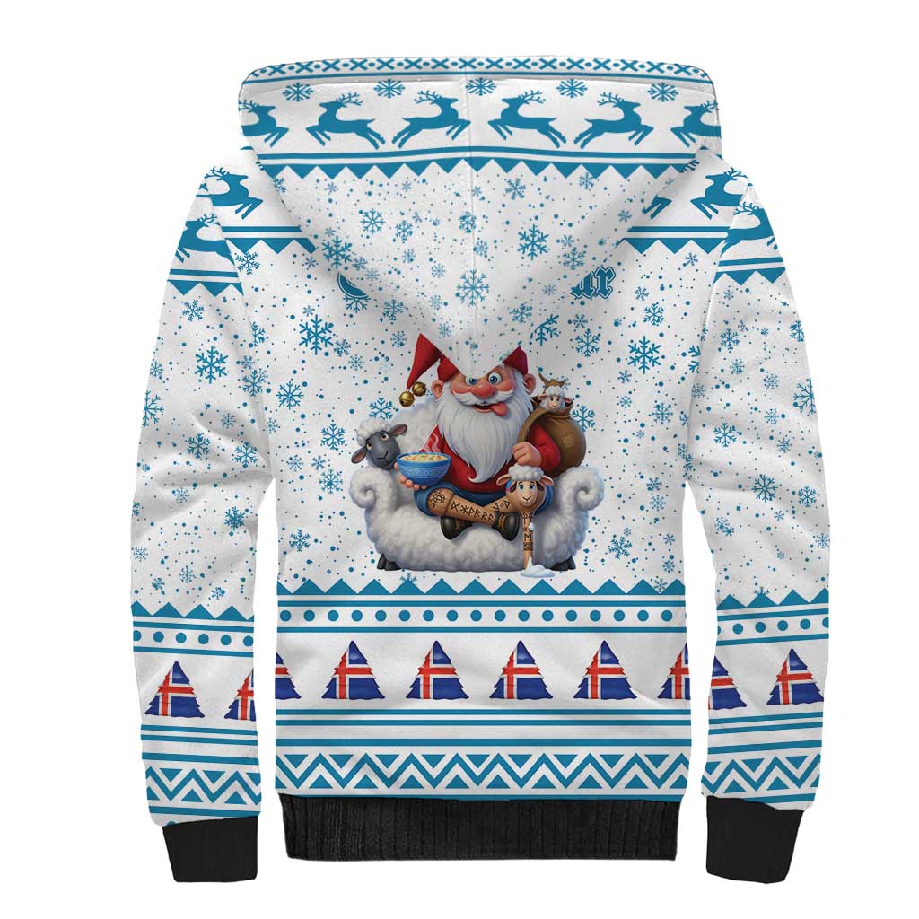 Iceland Christmas Sherpa Hoodie Stekkjastaur Sheep-Cote-Clod LT19