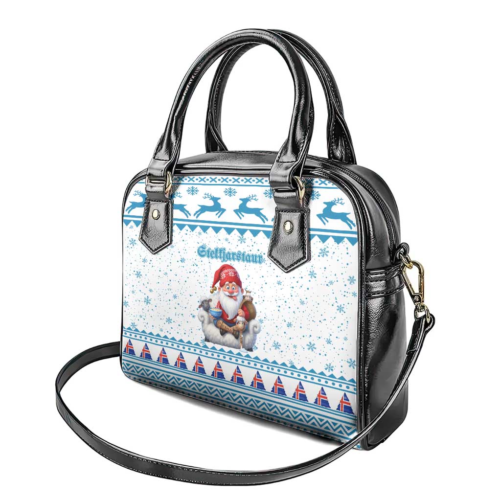 Iceland Christmas Shoulder Handbag Stekkjastaur Sheep-Cote-Clod - Wonder Print Shop