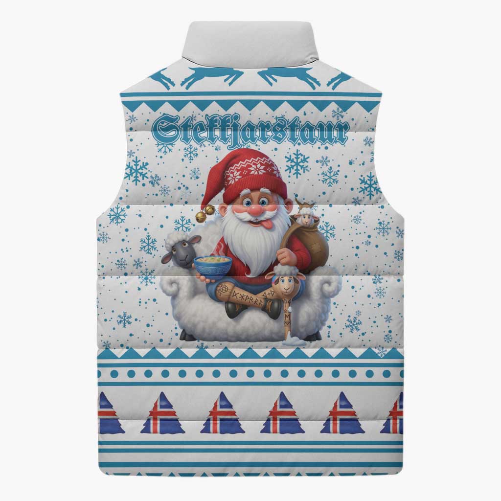 Iceland Christmas Sleeveless Puffer Jacket Stekkjastaur Sheep-Cote-Clod LT19