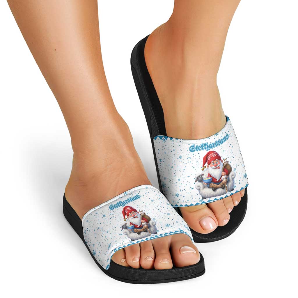 Iceland Christmas Slide Sandals Stekkjastaur Sheep-Cote-Clod - Wonder Print Shop