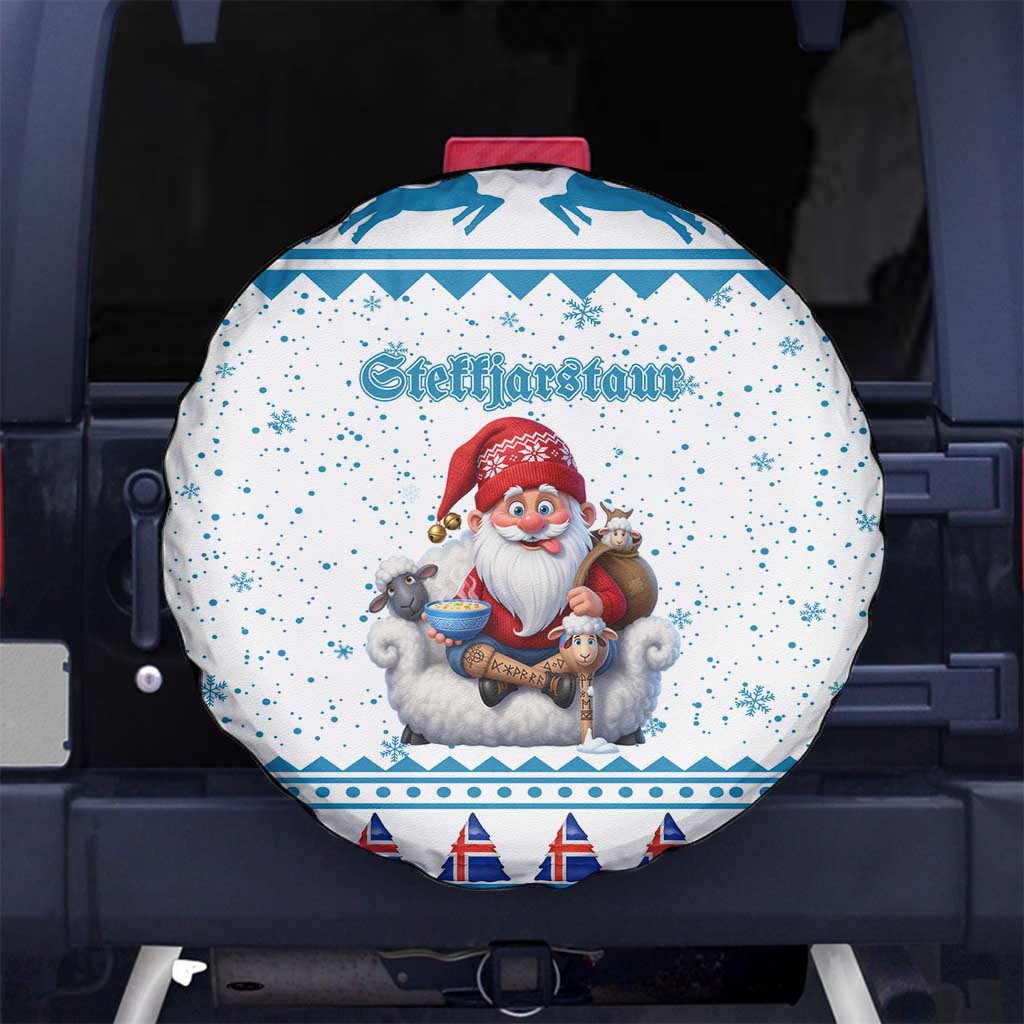 Iceland Christmas Spare Tire Cover Stekkjastaur Sheep-Cote-Clod - Wonder Print Shop