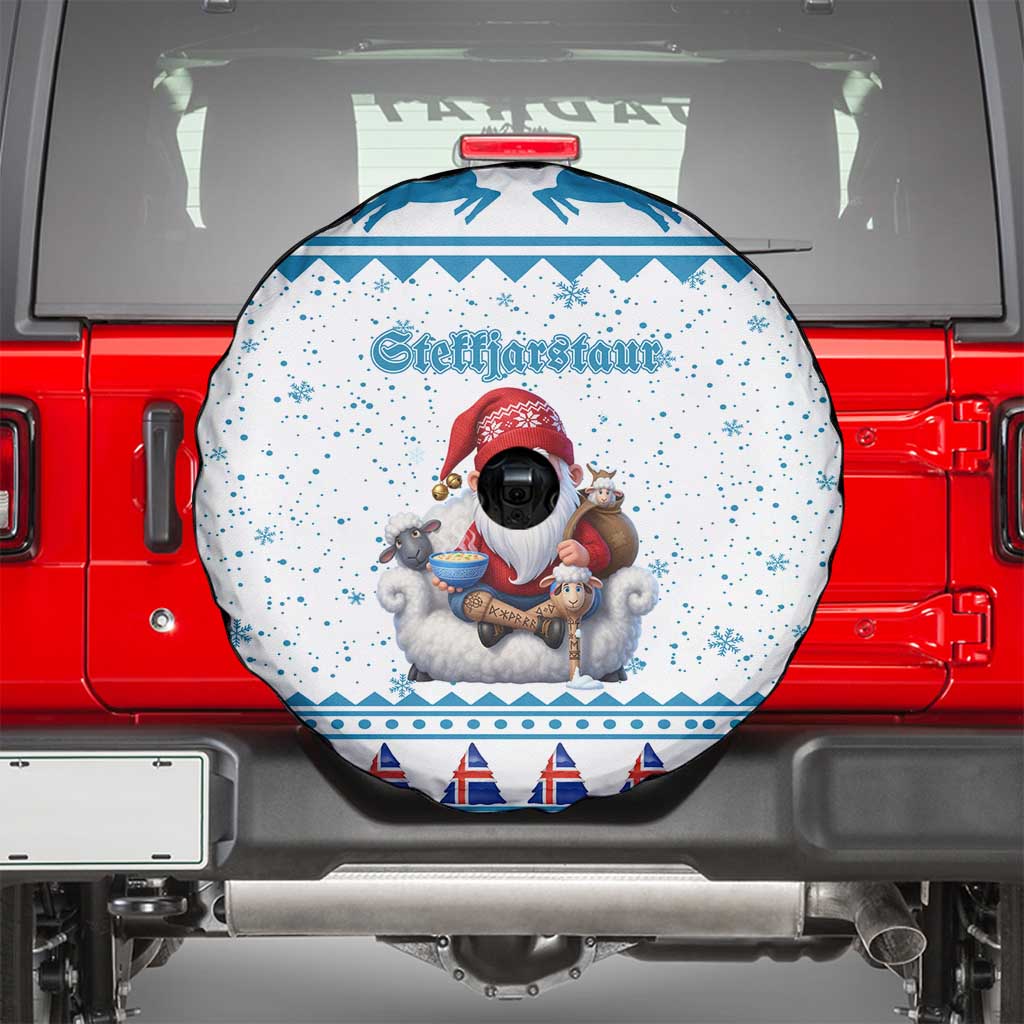 Iceland Christmas Spare Tire Cover Stekkjastaur Sheep-Cote-Clod - Wonder Print Shop