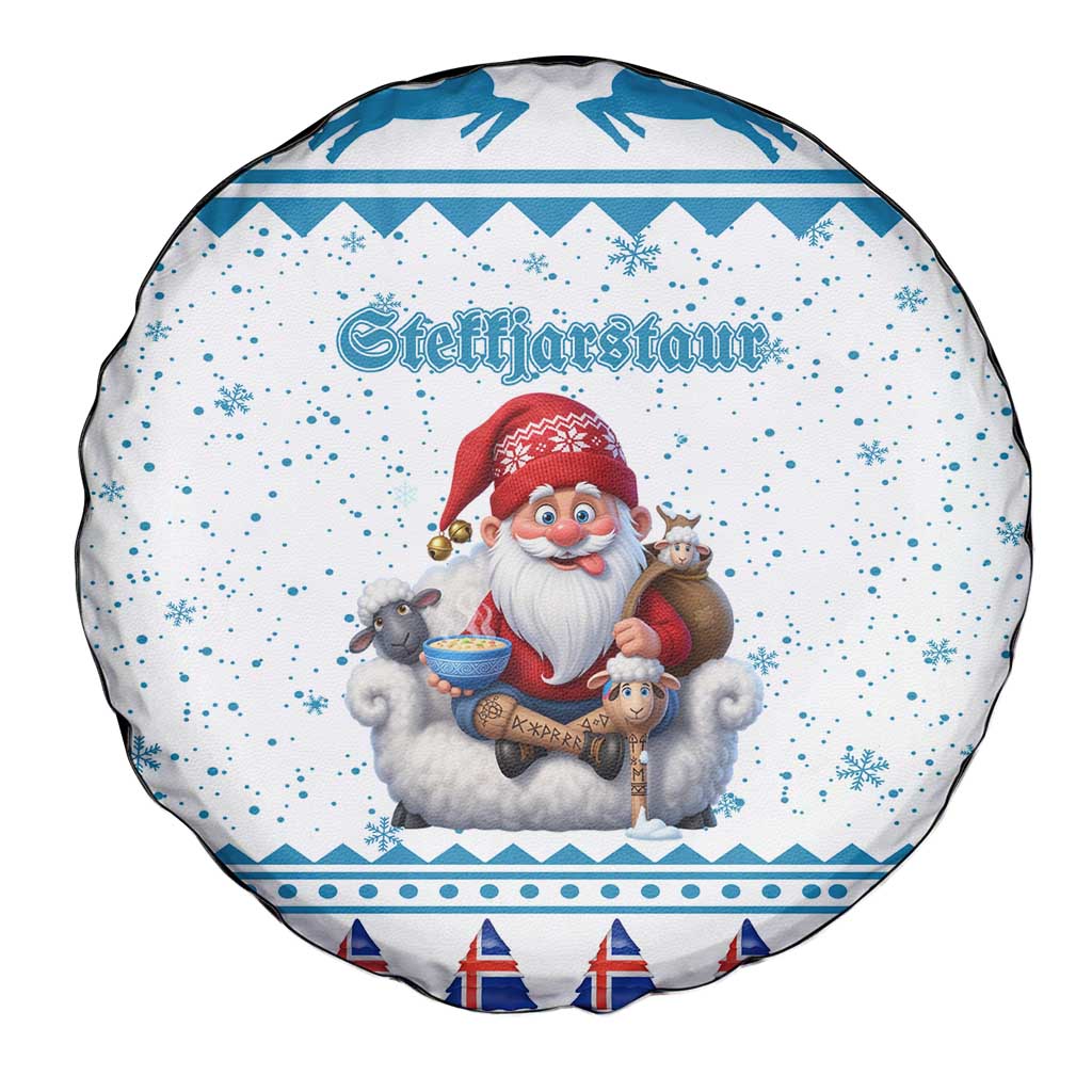 Iceland Christmas Spare Tire Cover Stekkjastaur Sheep-Cote-Clod - Wonder Print Shop