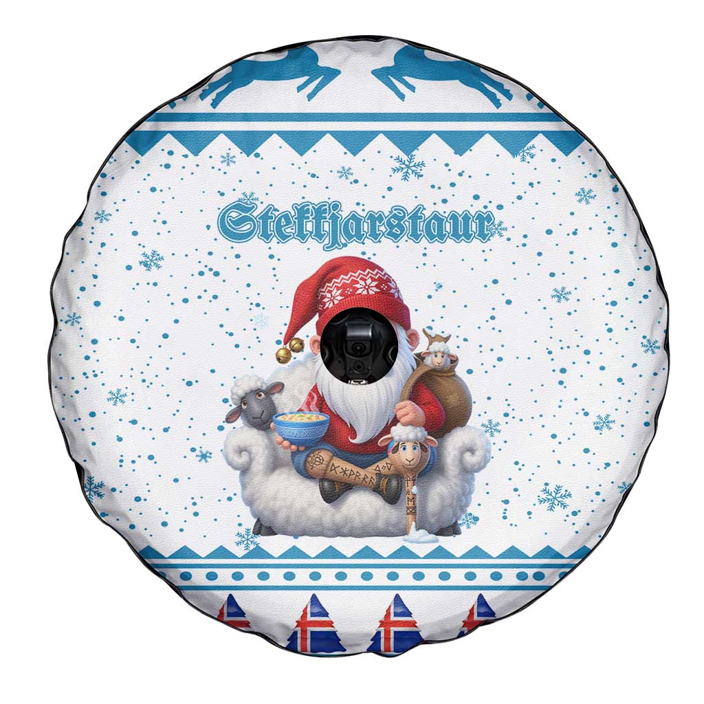 Iceland Christmas Spare Tire Cover Stekkjastaur Sheep-Cote-Clod - Wonder Print Shop