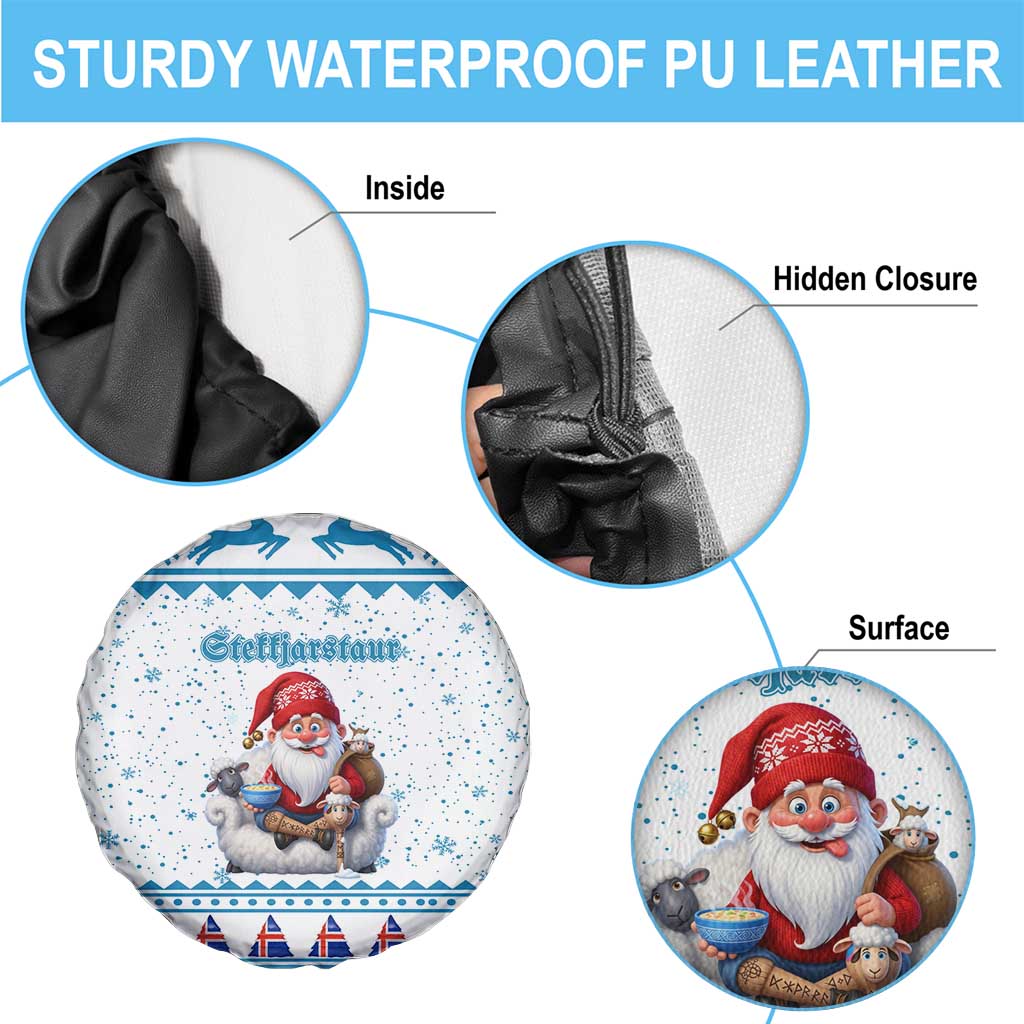 Iceland Christmas Spare Tire Cover Stekkjastaur Sheep-Cote-Clod - Wonder Print Shop