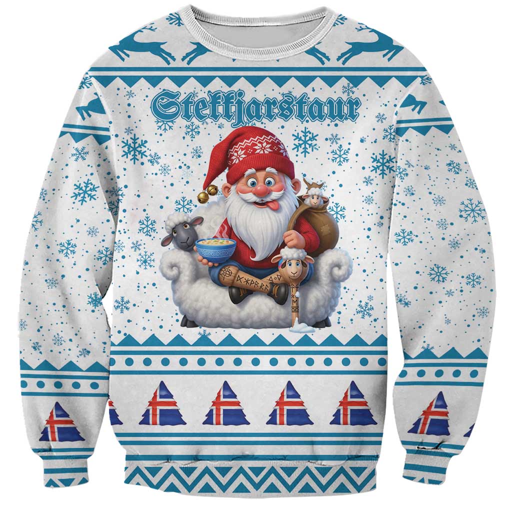 Iceland Christmas Sweatshirt Stekkjastaur Sheep-Cote-Clod LT19