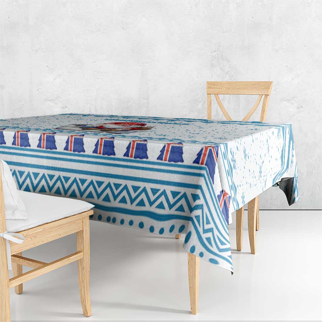Iceland Christmas Tablecloth Stekkjastaur Sheep-Cote-Clod - Wonder Print Shop