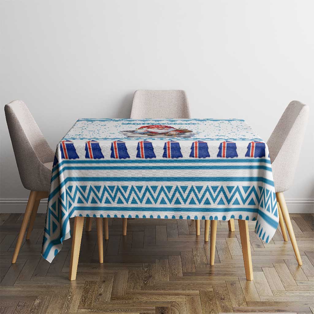 Iceland Christmas Tablecloth Stekkjastaur Sheep-Cote-Clod - Wonder Print Shop