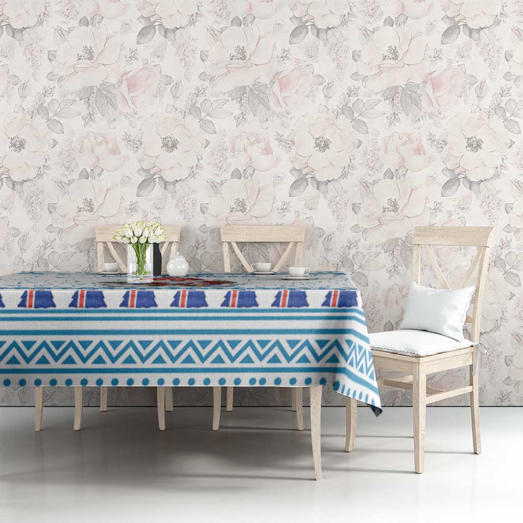 Iceland Christmas Tablecloth Stekkjastaur Sheep-Cote-Clod - Wonder Print Shop