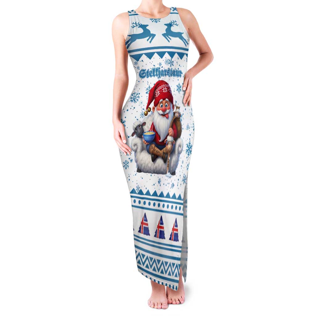 Iceland Christmas Tank Maxi Dress Stekkjastaur Sheep-Cote-Clod LT19