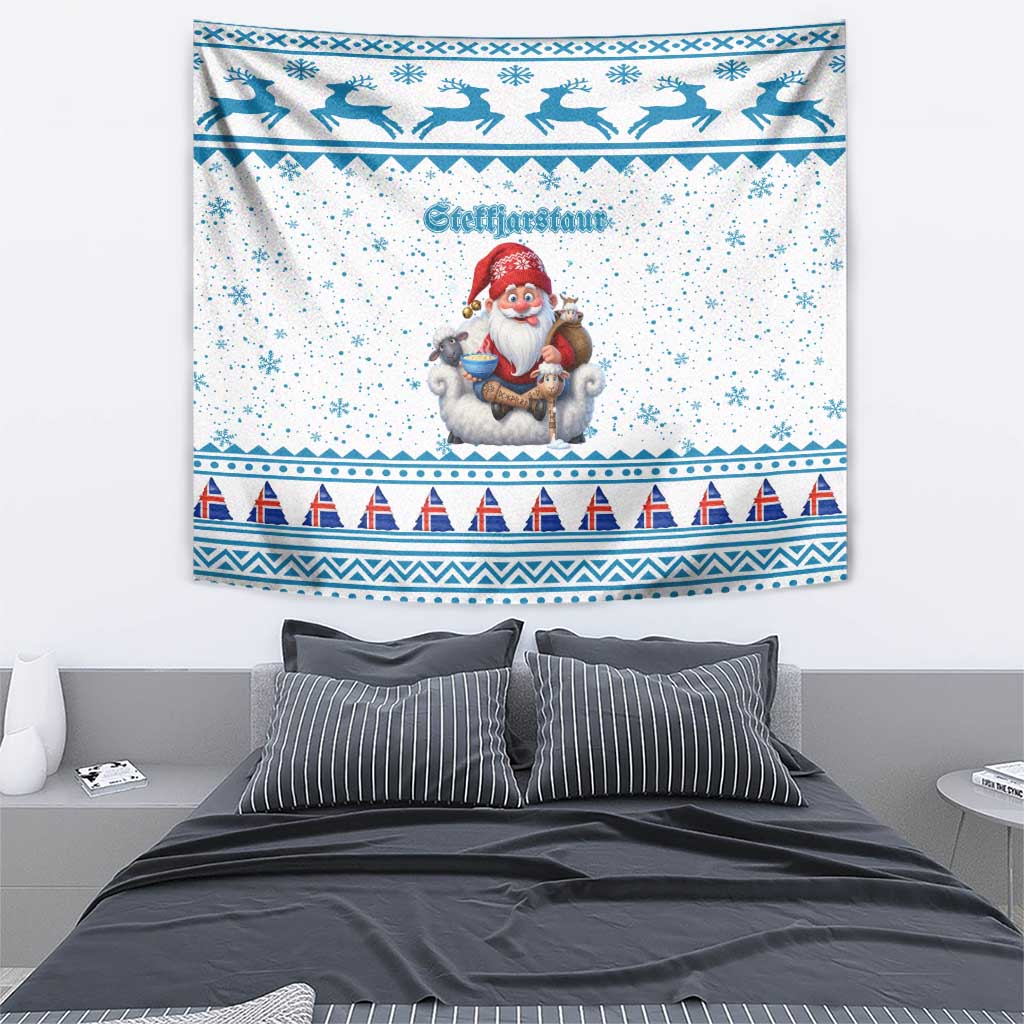 Iceland Christmas Tapestry Stekkjastaur Sheep-Cote-Clod - Wonder Print Shop