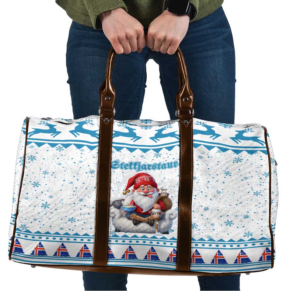Iceland Christmas Travel Bag Stekkjastaur Sheep-Cote-Clod - Wonder Print Shop