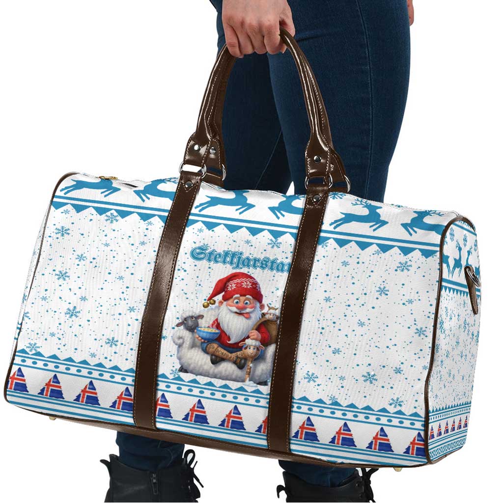 Iceland Christmas Travel Bag Stekkjastaur Sheep-Cote-Clod - Wonder Print Shop