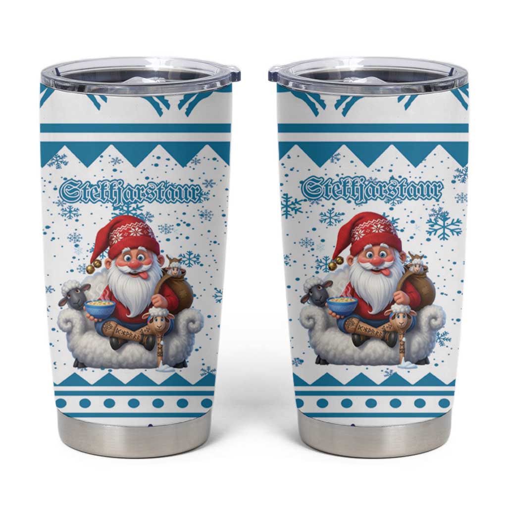 Iceland Christmas Tumbler Cup Stekkjastaur Sheep-Cote-Clod - Wonder Print Shop