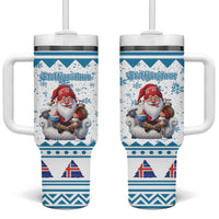 Iceland Christmas Tumbler With Handle Stekkjastaur Sheep-Cote-Clod - Wonder Print Shop