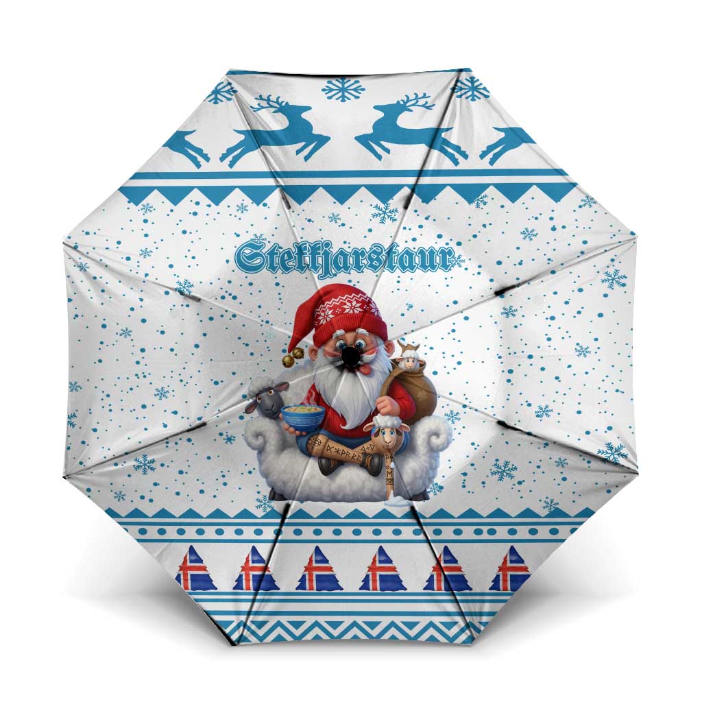 Iceland Christmas Umbrella Stekkjastaur Sheep-Cote-Clod - Wonder Print Shop