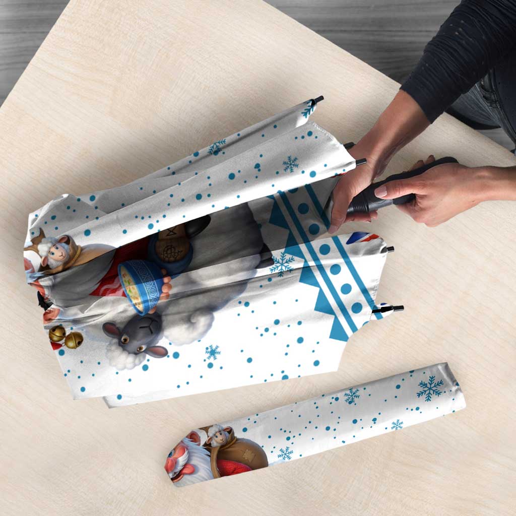 Iceland Christmas Umbrella Stekkjastaur Sheep-Cote-Clod - Wonder Print Shop