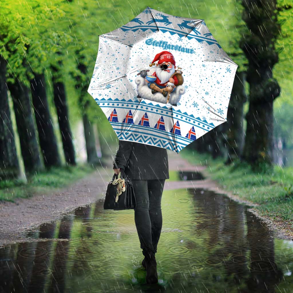 Iceland Christmas Umbrella Stekkjastaur Sheep-Cote-Clod - Wonder Print Shop