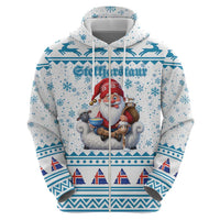 Iceland Christmas Zip Hoodie Stekkjastaur Sheep-Cote-Clod LT19