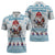 Iceland Christmas Zipper Polo Shirt Stekkjastaur Sheep-Cote-Clod LT19