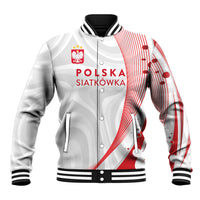 Custom Poland Volleyball 2026 Baseball Jacket Polska Siatkowka 3 Time Champions