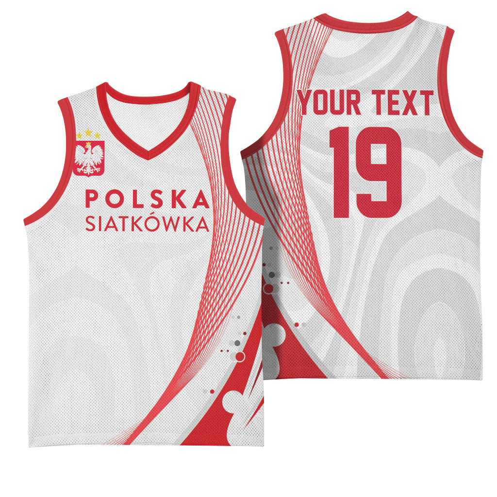 Custom Poland Volleyball 2026 Basketball Jersey Polska Siatkowka 3 Time Champions