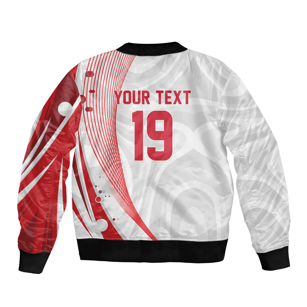 Custom Poland Volleyball 2026 Bomber Jacket Polska Siatkowka 3 Time Champions