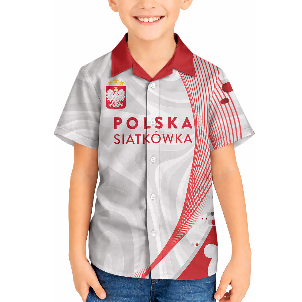 Custom Poland Volleyball 2026 Hawaiian Shirt Polska Siatkowka 3 Time Champions
