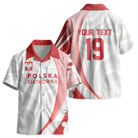Custom Poland Volleyball 2026 Kid Hawaiian Shirt Polska Siatkowka 3 Time Champions