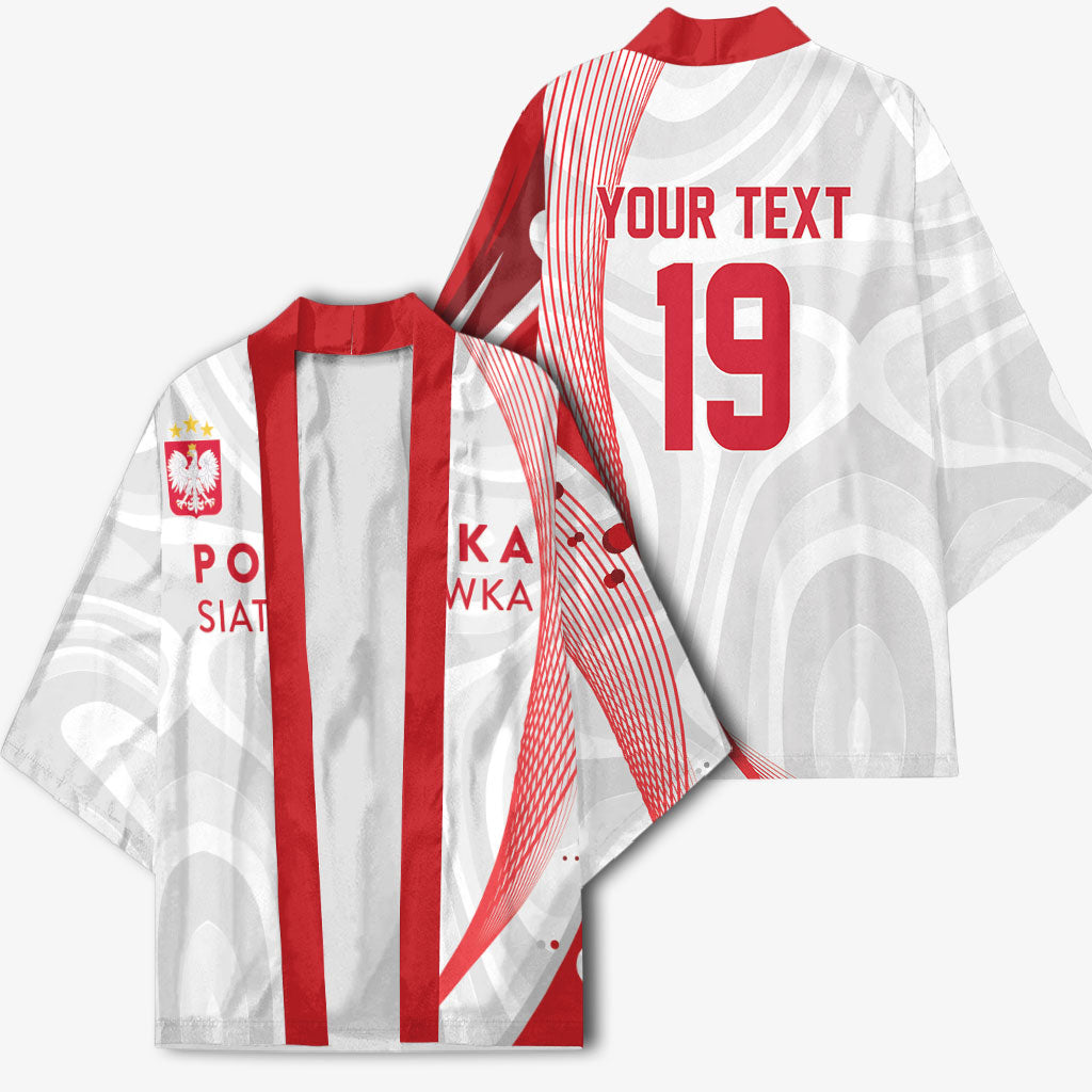 Custom Poland Volleyball 2026 Kimono Polska Siatkowka 3 Time Champions