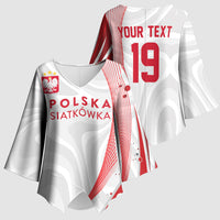 Custom Poland Volleyball 2026 Kimono Sleeve Blouse Polska Siatkowka 3 Time Champions