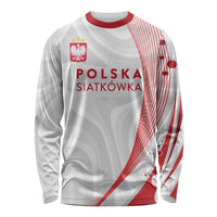 Custom Poland Volleyball 2026 Long Sleeve Shirt Polska Siatkowka 3 Time Champions