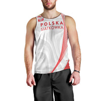 Custom Poland Volleyball 2026 Men Tank Top Polska Siatkowka 3 Time Champions