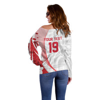 Custom Poland Volleyball 2026 Off Shoulder Sweater Polska Siatkowka 3 Time Champions