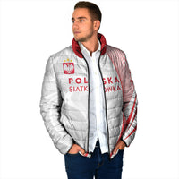 Custom Poland Volleyball 2026 Padded Jacket Polska Siatkowka 3 Time Champions