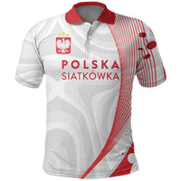 Custom Poland Volleyball 2026 Polo Shirt Polska Siatkowka 3 Time Champions