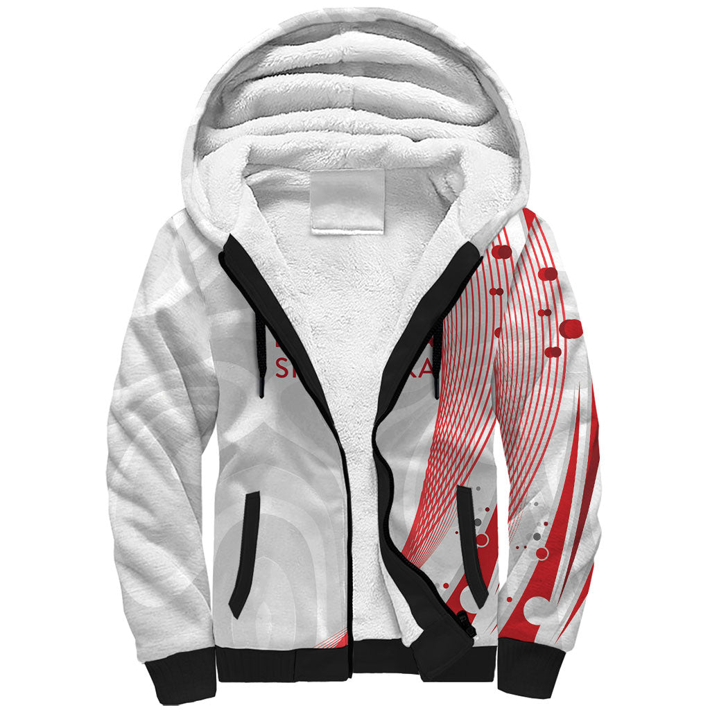 Custom Poland Volleyball 2026 Sherpa Hoodie Polska Siatkowka 3 Time Champions