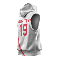 Custom Poland Volleyball 2026 Sleeveless Hoodie Polska Siatkowka 3 Time Champions