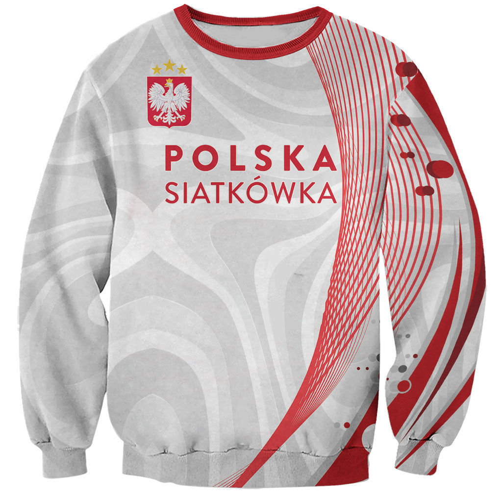 Custom Poland Volleyball 2026 Sweatshirt Polska Siatkowka 3 Time Champions