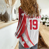 Custom Poland Volleyball 2026 Women Casual Shirt Polska Siatkowka 3 Time Champions