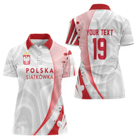 Custom Poland Volleyball 2026 Women Polo Shirt Polska Siatkowka 3 Time Champions