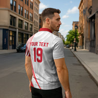 Custom Poland Volleyball 2026 Zipper Polo Shirt Polska Siatkowka 3 Time Champions