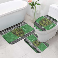 Personalized Anglesey Wales Christmas Bathroom Set Green Man Celtic Knot - Wonder Print Shop