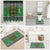Personalized Anglesey Wales Christmas Bathroom Set Green Man Celtic Knot - Wonder Print Shop