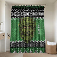 Personalized Anglesey Wales Christmas Bathroom Set Green Man Celtic Knot - Wonder Print Shop