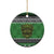 Personalized Anglesey Wales Christmas Ceramic Ornament Green Man Celtic Knot - Wonder Print Shop