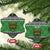 Personalized Anglesey Wales Christmas Ceramic Ornament Green Man Celtic Knot - Wonder Print Shop