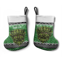Personalized Anglesey Wales Christmas Stocking Green Man Celtic Knot - Wonder Print Shop