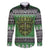 Personalized Anglesey Wales Christmas Family Matching Puletasi and Hawaiian Shirt Green Man Celtic Knot - Wonder Print Shop