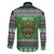 Personalized Anglesey Wales Christmas Family Matching Puletasi and Hawaiian Shirt Green Man Celtic Knot - Wonder Print Shop